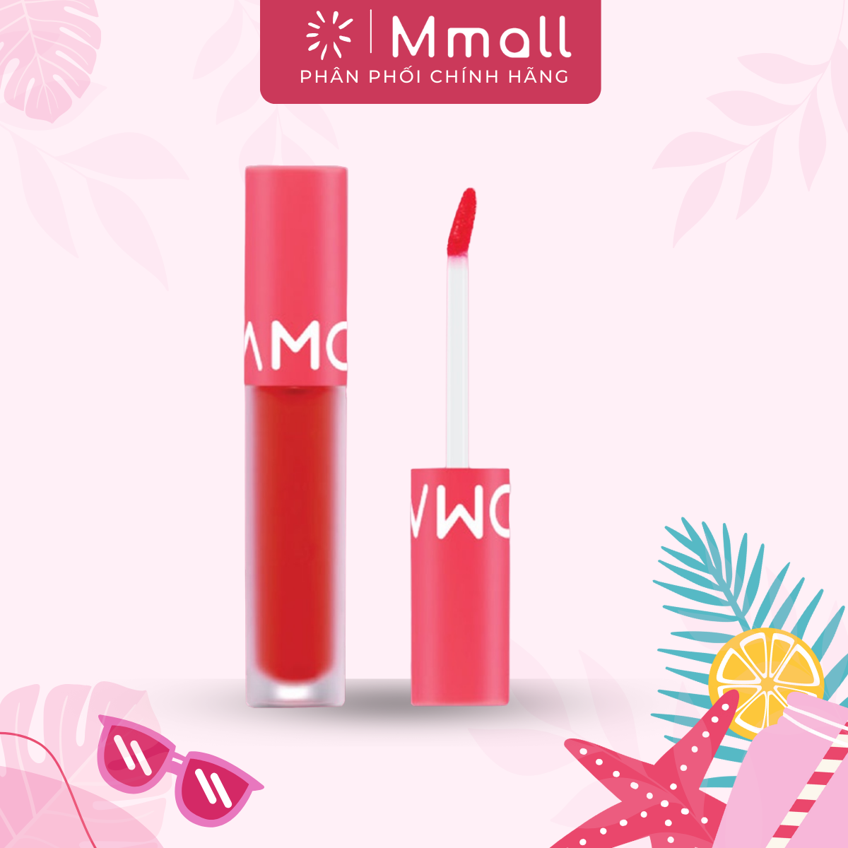 Son môi Hàn Quốc son tint lì lâu trôi không chì màu tự nhiên Moolda Tattoo Fixing Lip Tint