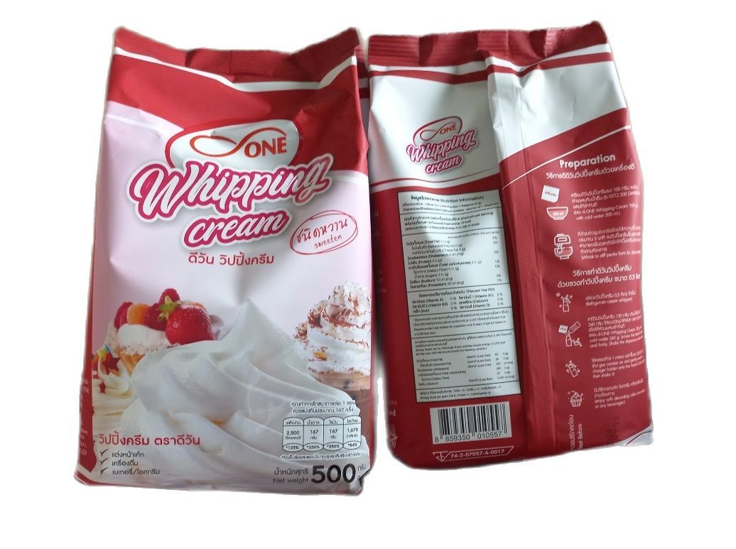 1kg( 2 gói) Whipping Cream bột Malaysia/ Thailand làm kem pha chế,làm bánh...tiện lợi sử dụng, tiết kiệm chi phí