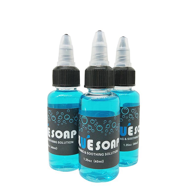 Dung dich Blue Soap lau mực xăm / chai 40ml