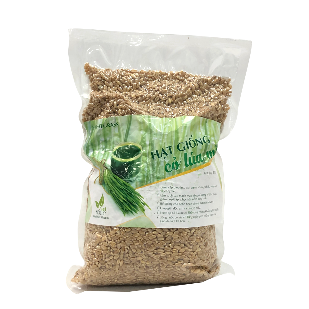 Hạt giống cỏ lúa mì Viethealthy 1kg