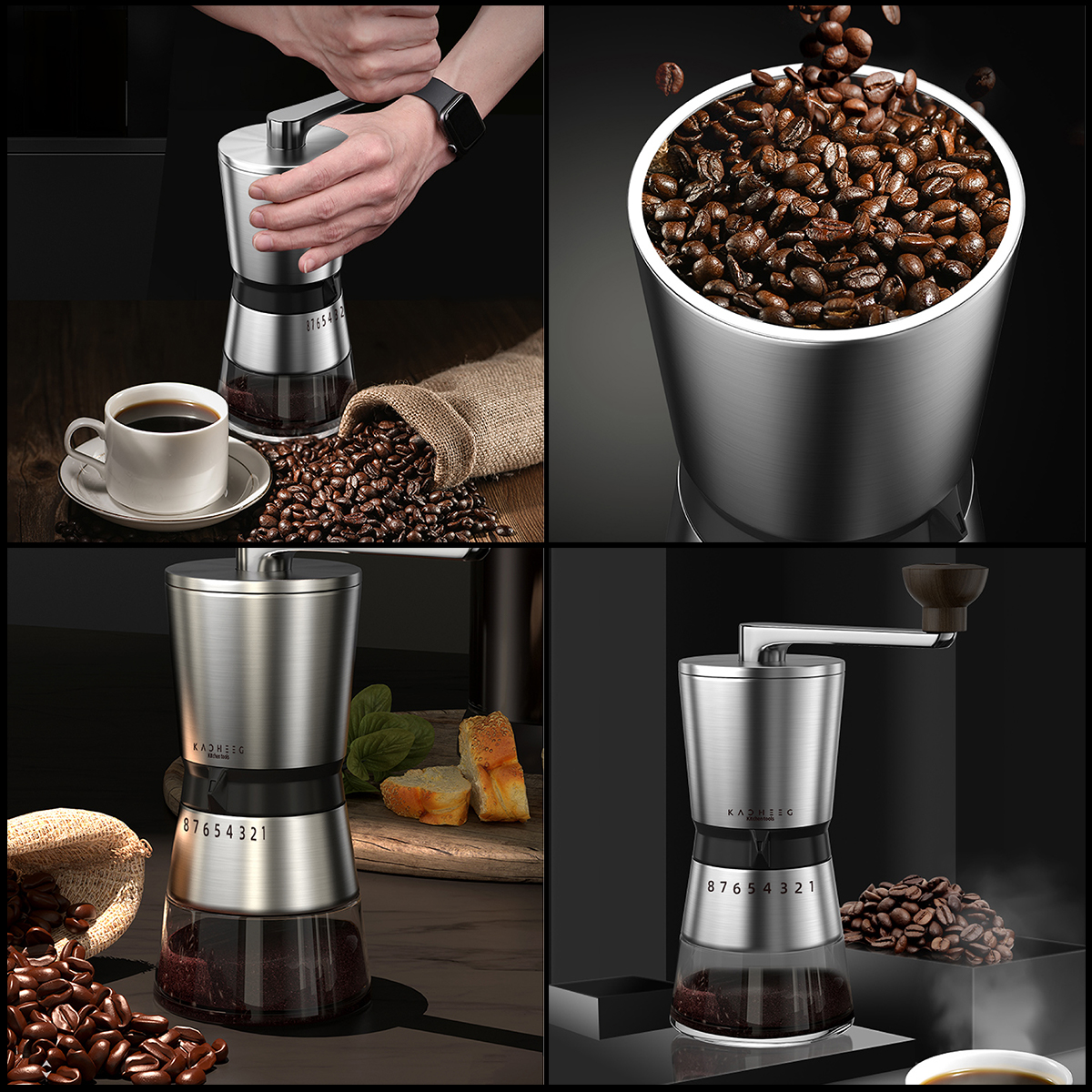 Máy xay hạt cafe kacheeg cao cấp