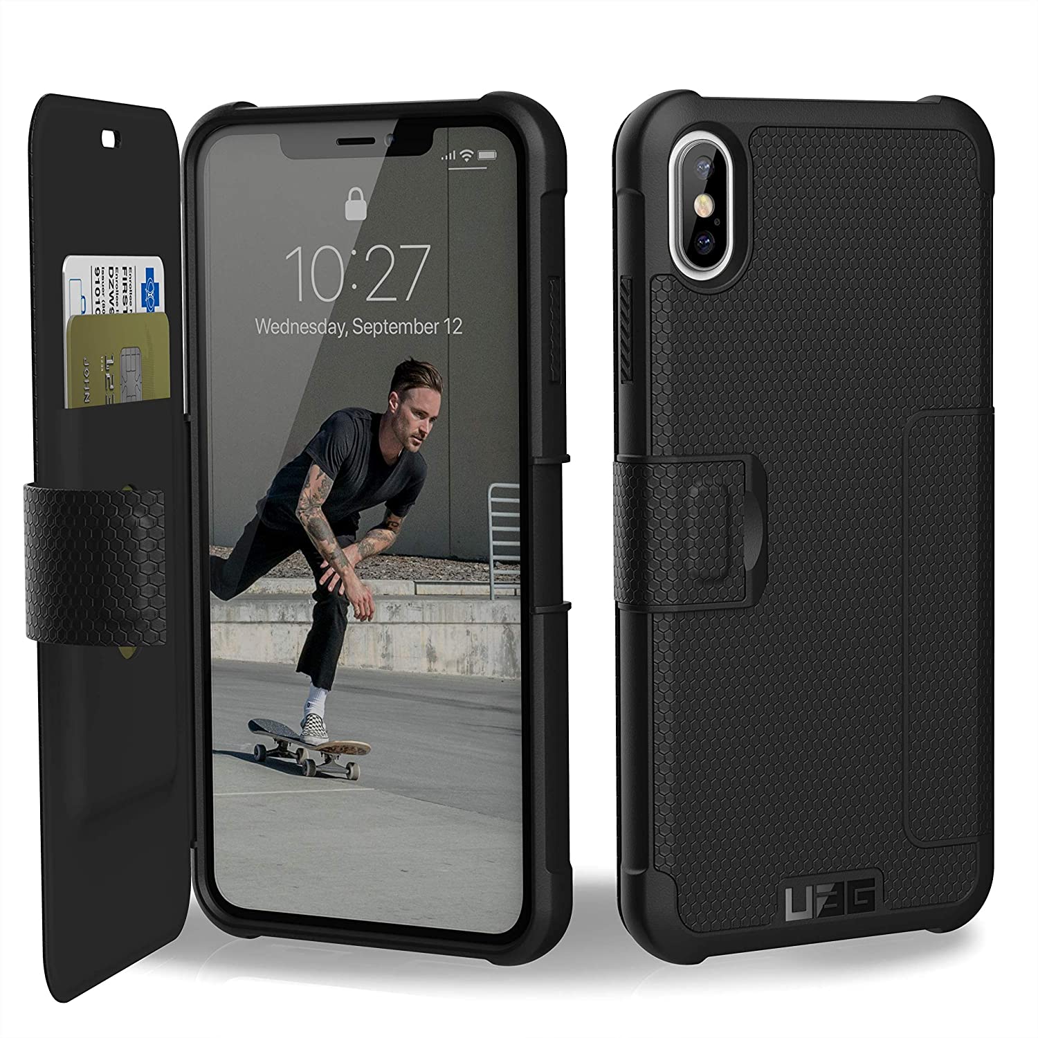 Bao da iphone xs max uag metropolis - hàng chính hãng