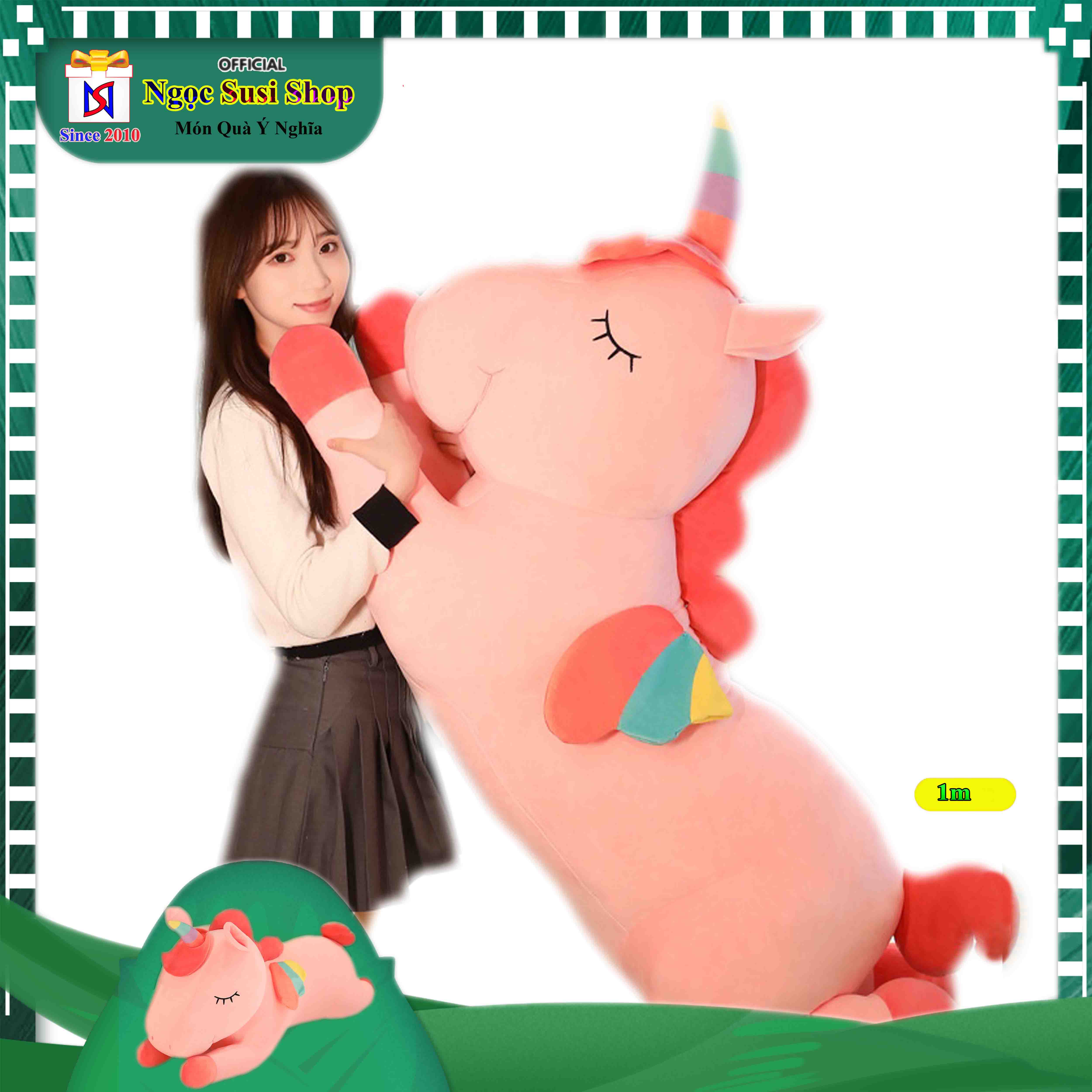 [SIÊU CƯNG] GẤU BÔNG NGỰA PONY NGỰA KỲ LÂN SIÊU TO KHỔNG LỒ - THÚ BÔNG NGỰA KỲ LÂN