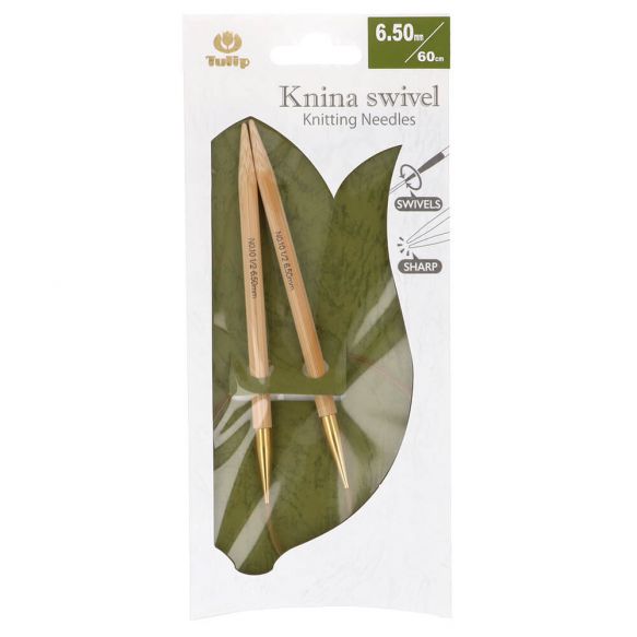 Kim Đan Vòng Tulip Knina Swivel Knitting Needles 60cm