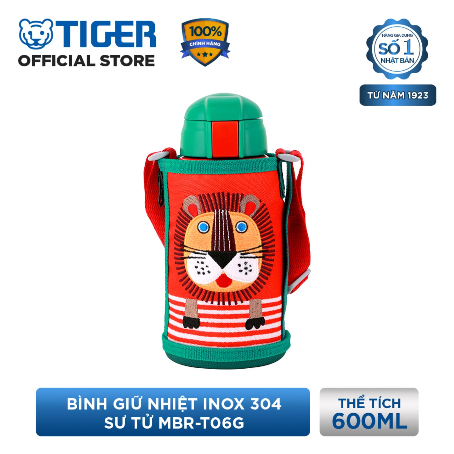 Bình giữ nhiệt lưỡng tính inox 304 cao cấp tiger mbr-t06g