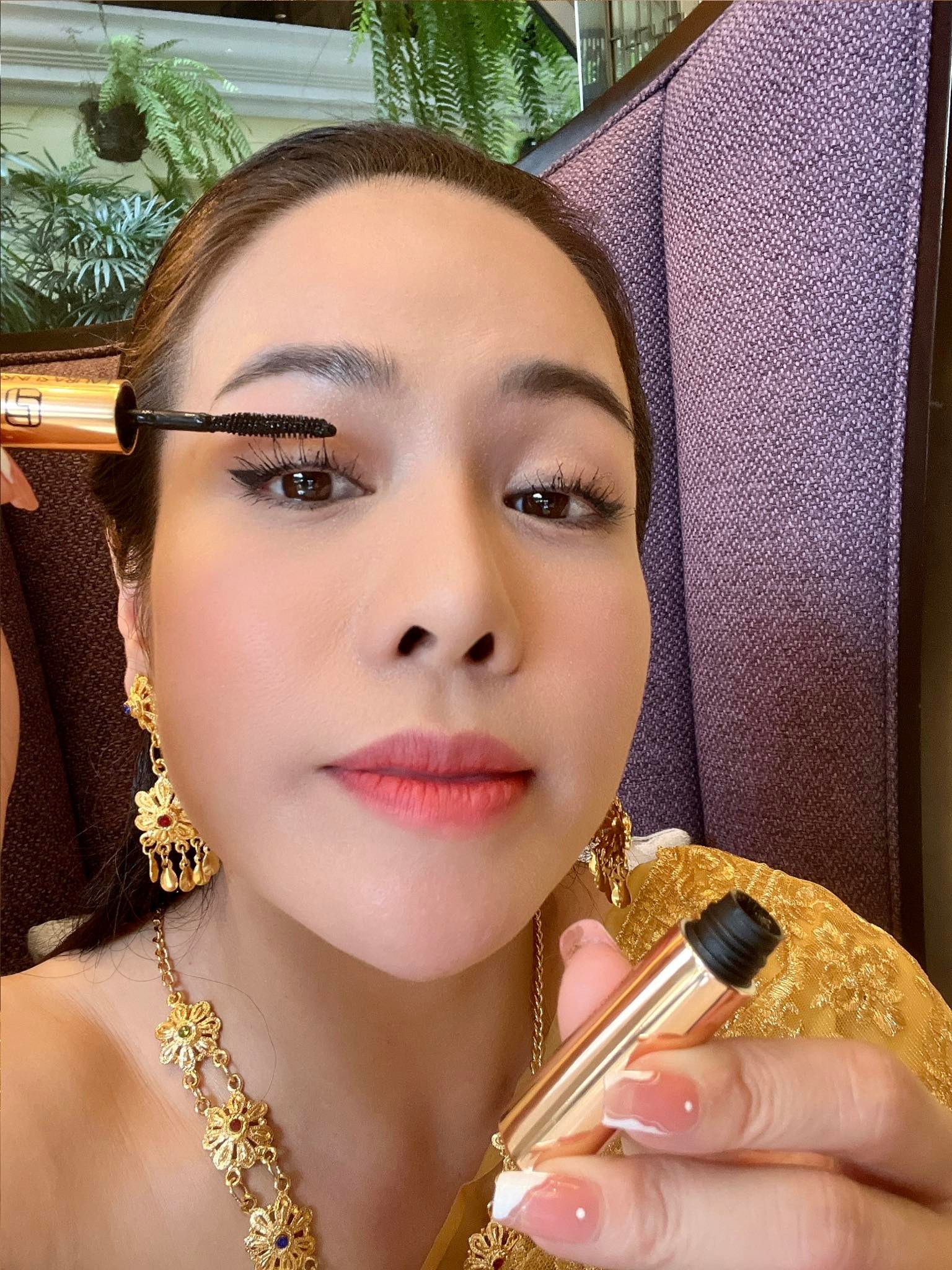 Chuốt mi 2 đầu – làm dày & dài mi laura sunshine golden dual mascara nhật kim anh