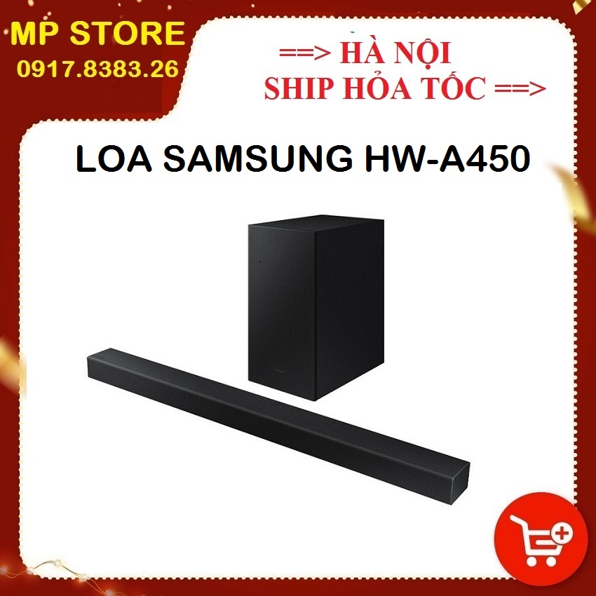 [VOUCHER 8% - FREESHIP] Loa Thanh Soundbar Samsung HW-A450 2.1ch (300W) | Công suất mạnh | Hàng chính hãng