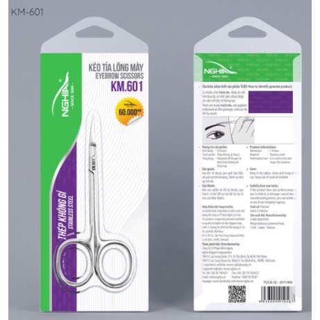 Kéo tỉa lông mày km601- kềm nghĩa