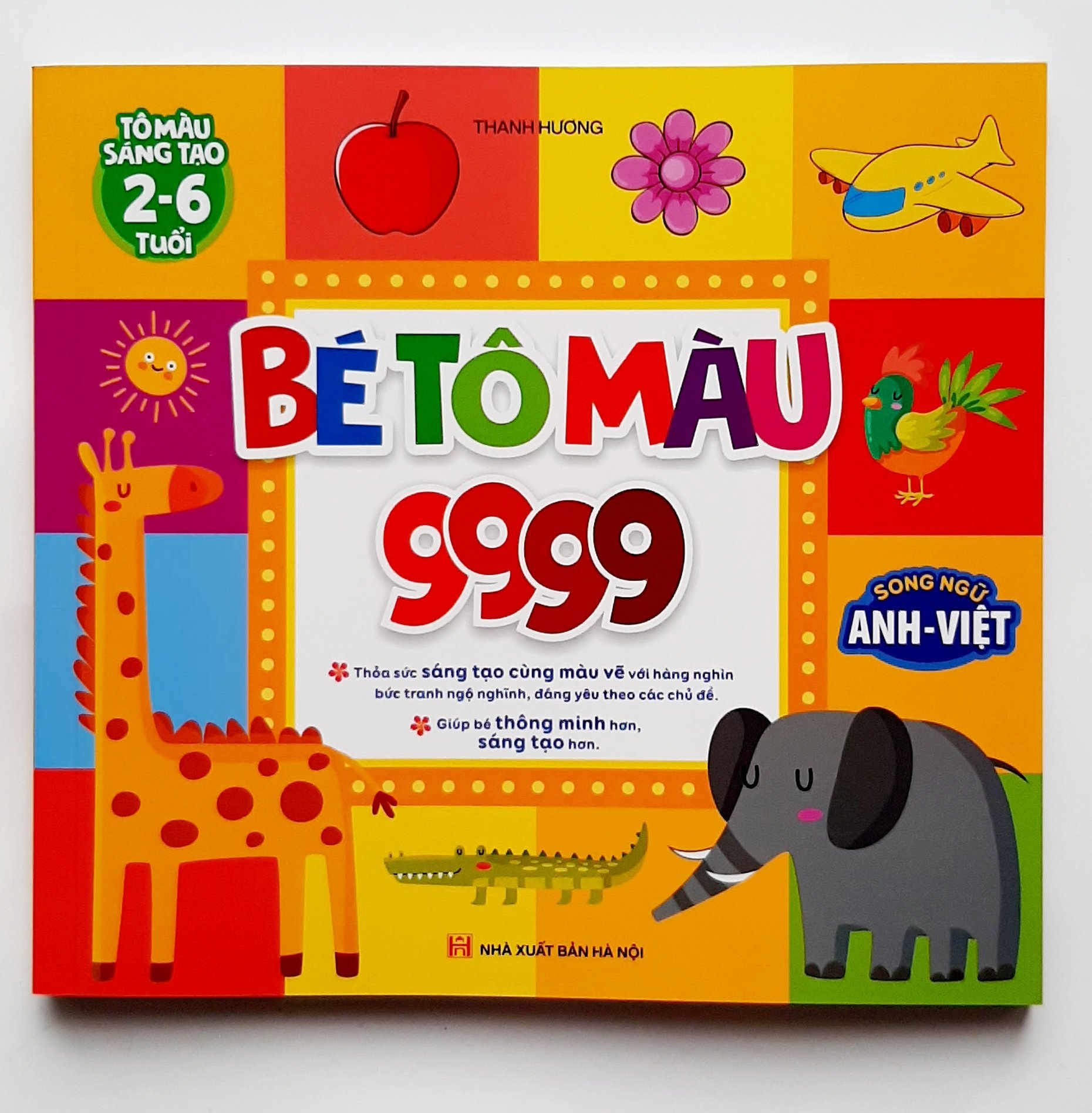 Tập tô màu 999 cho bé 2-6 tuổi