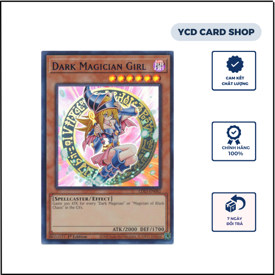 Thẻ bài yugioh hàng CH Dark Magician Girl Ultra rare