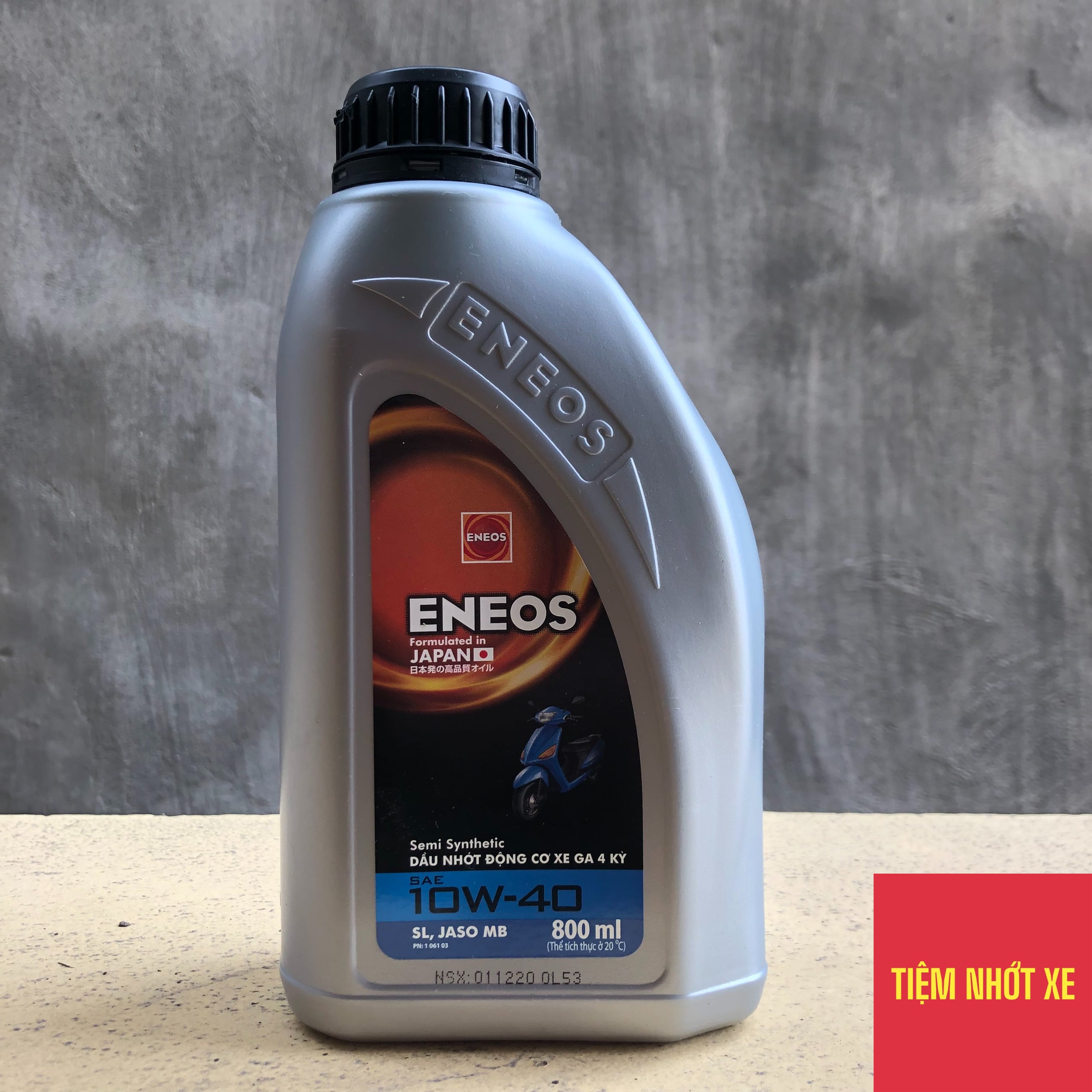 Dầu nhớt bán tổng hợp xe ga eneos sl/mb 10w40