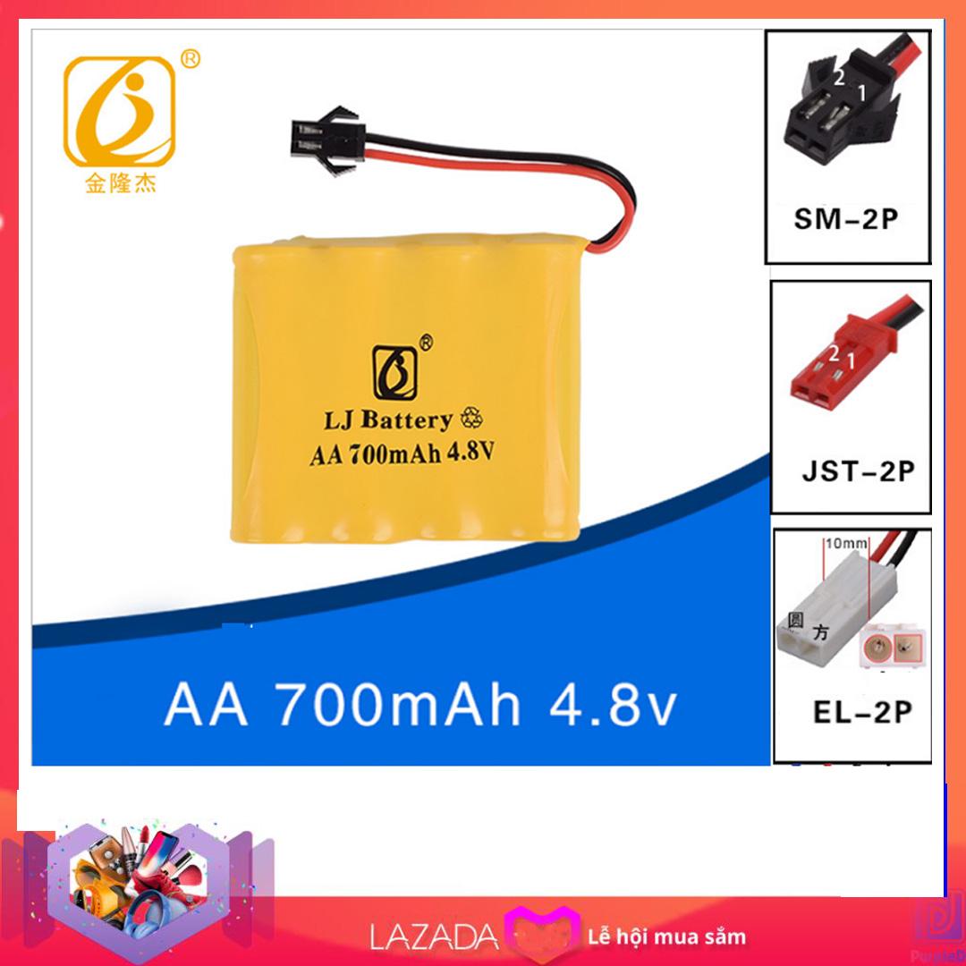 Pin sạc xe mô hình, pin Ni-Cd (Niken Cadmium) AA 4,8V 700mAh (đủ chuẩn đầu ra)