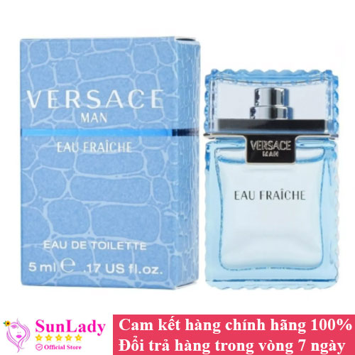 Nước hoa Versace Man Eau Fraiche EDT 5ml chính hãng