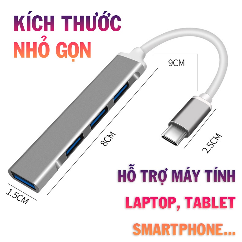 Dòng usb hub 3.0 hub usb 3.0 splitter usb3.0 type-c hub adapter