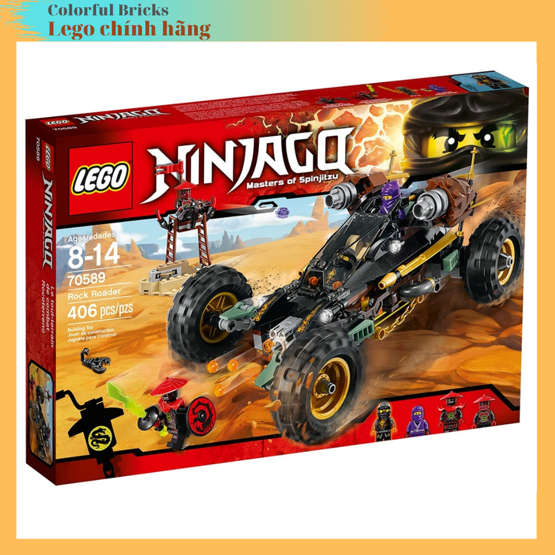 Lego ninjago 70589 - xe rock roader
