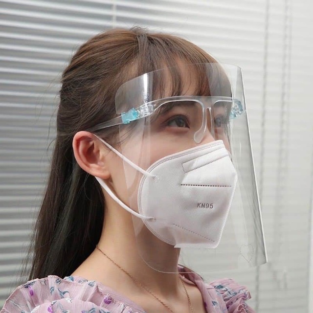 Mặt nạ chắn phòng dịch trong suốt - kính chắn phòng dịch mặt nạ chống bọt tấm chắn chống virus