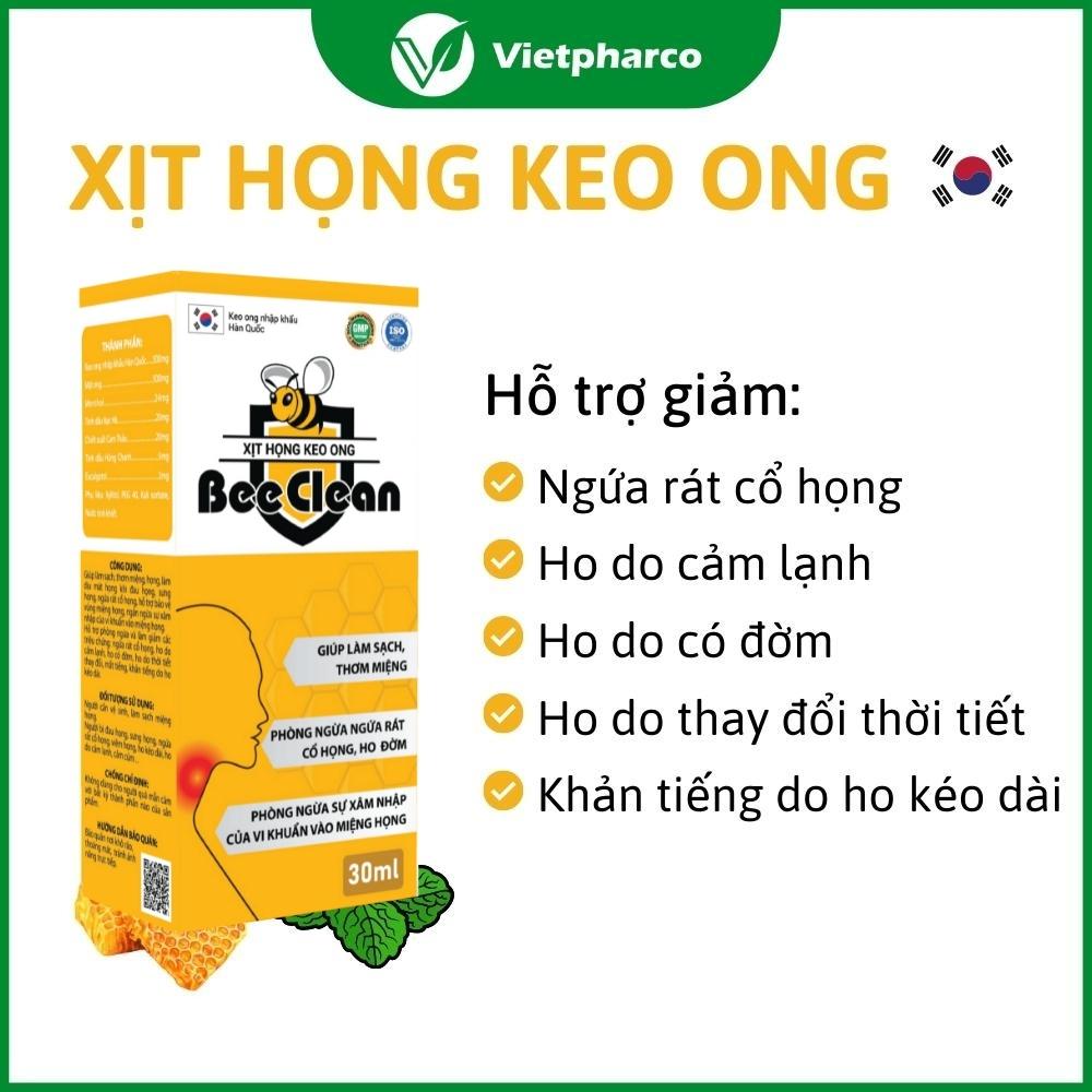 Xịt họng keo ong hàn quốc - bee clean