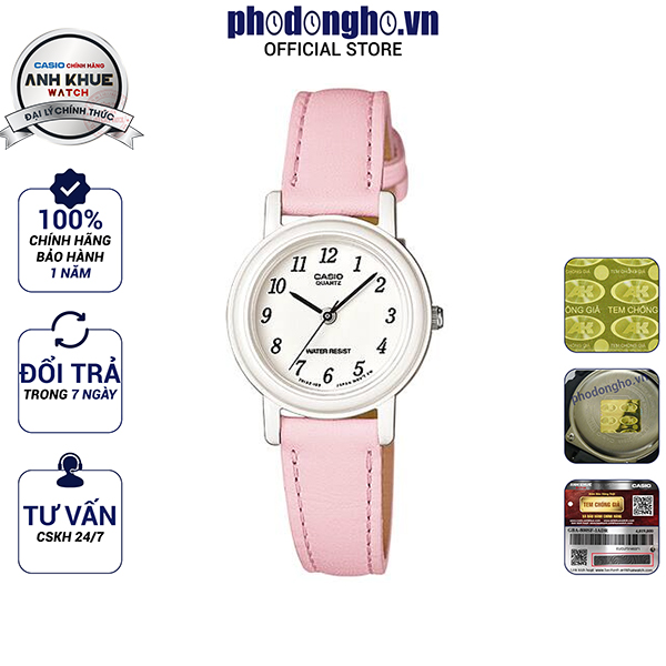 Đồng hồ nữ dây da casio anh khuê lq-139l-4b1df