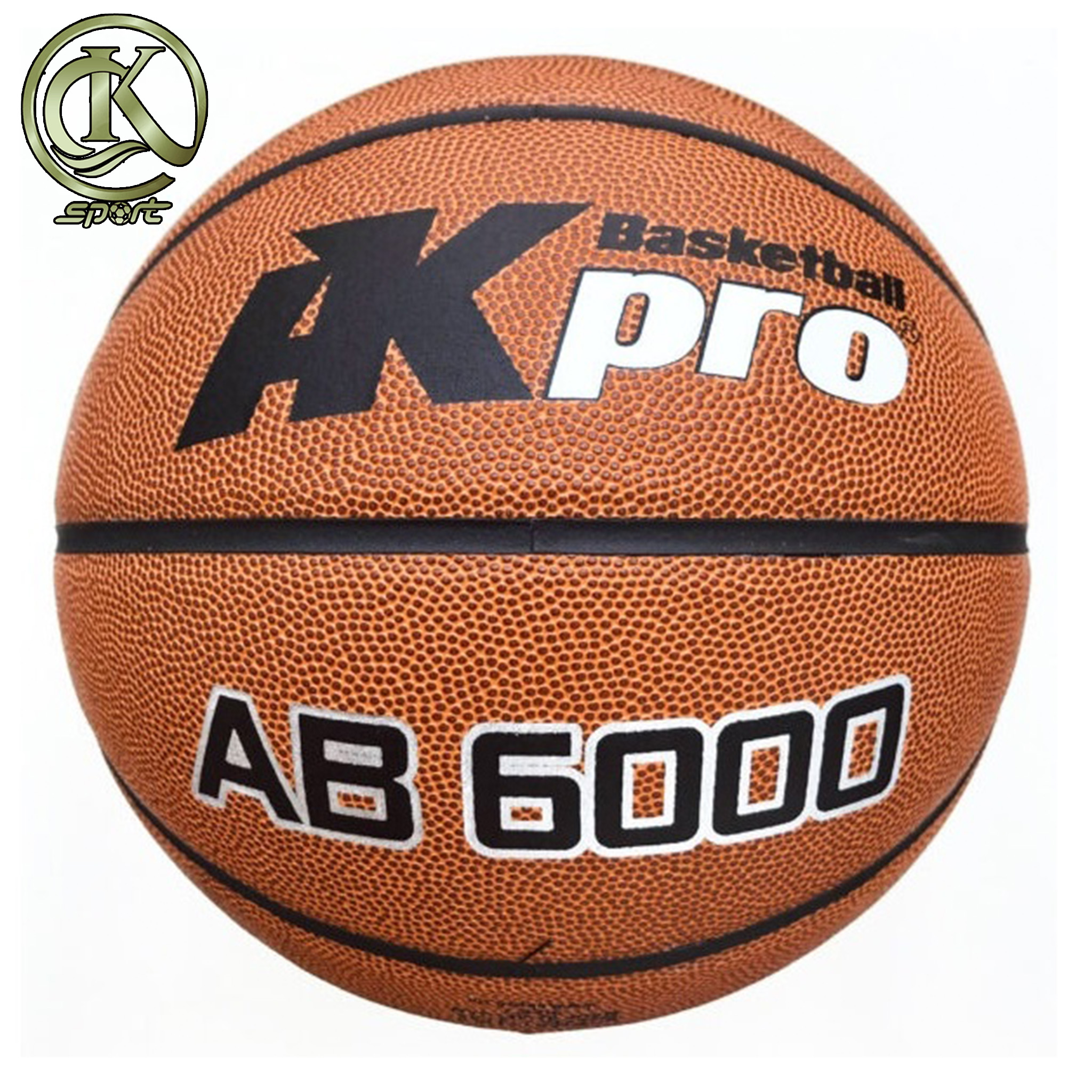 Quả bóng rổ da AKpro AB6000 số 7  da PU dai bền, có độ nảy ổn định, bóng