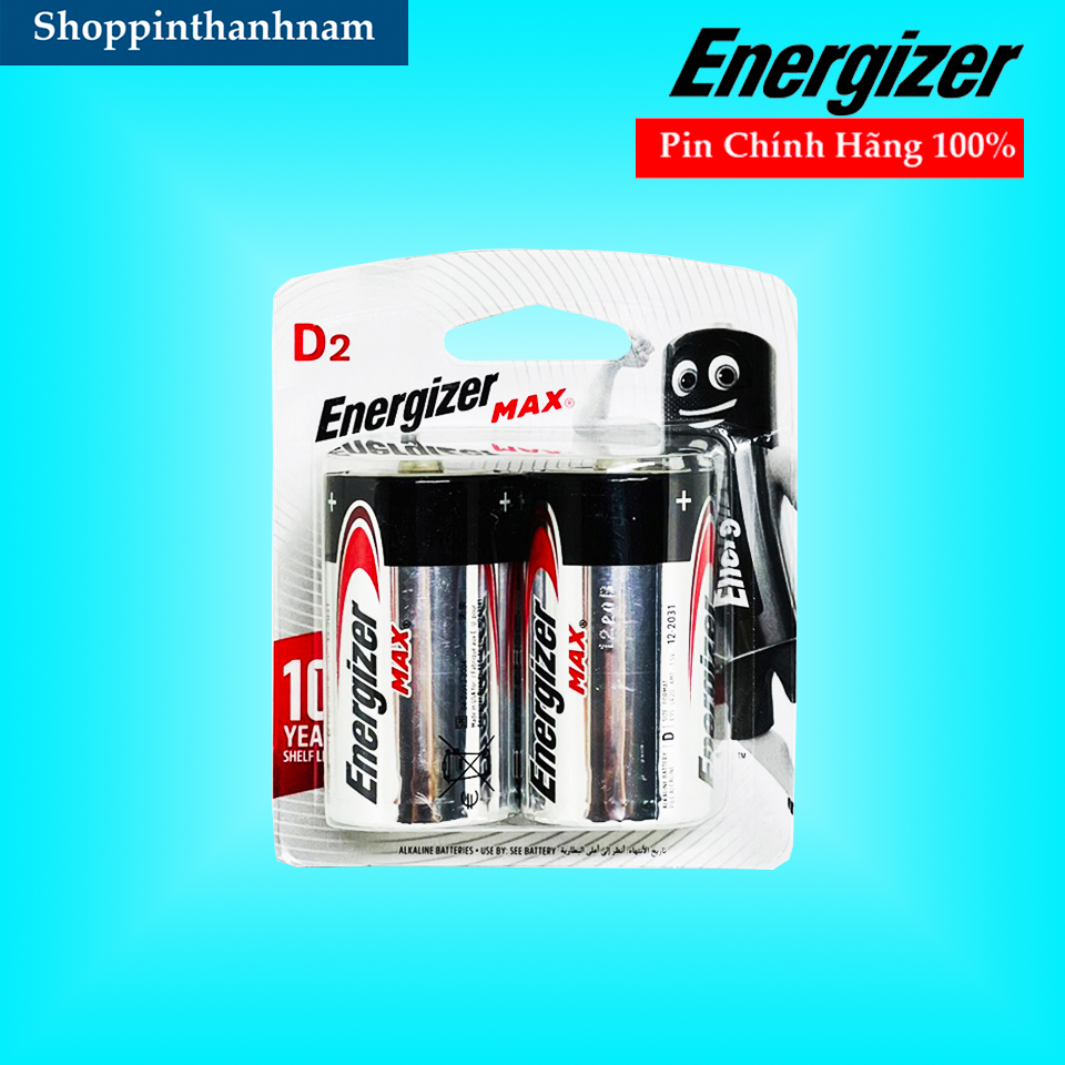 Pin Đại Energizer Max E95 Size D Chính Hãng Dung Lượng Cực Cao