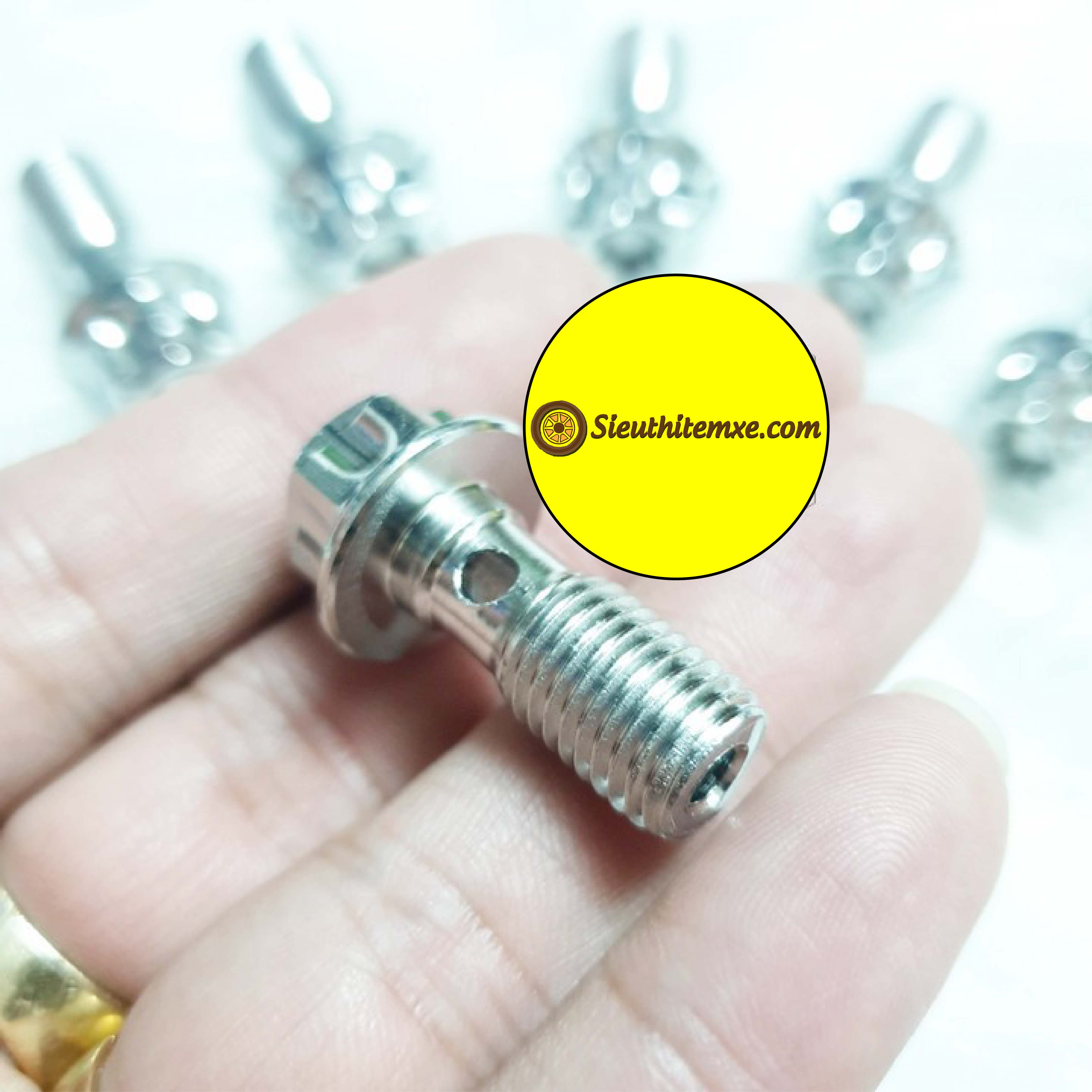 ỐC DẦU THẮNG ĐẦU VƯƠNG MIỆNG SALAYA INOX 304 10LI SIÊU ĐẸP KHÔNG GỈ