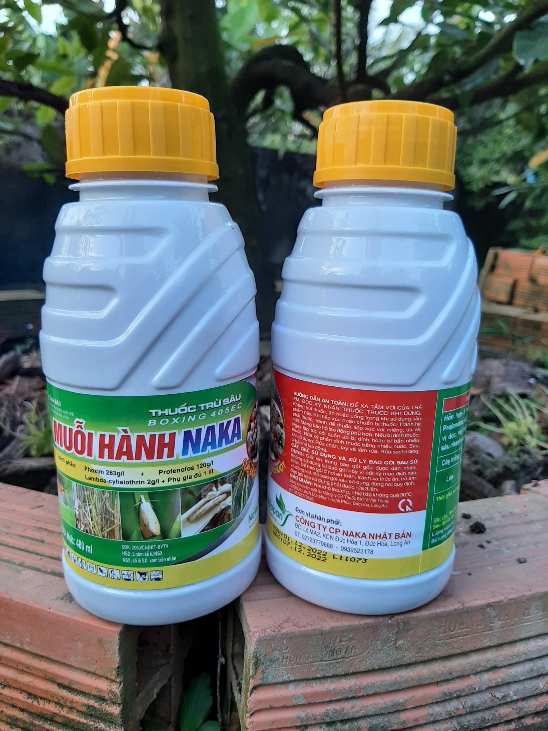 [Freeship Max] Thuốc trừ muỗi hành, sâu đục thân lúa MUỖI HÀNH NAKA 405EC chai 480ml_VTNN TRUNG THIEN THINH