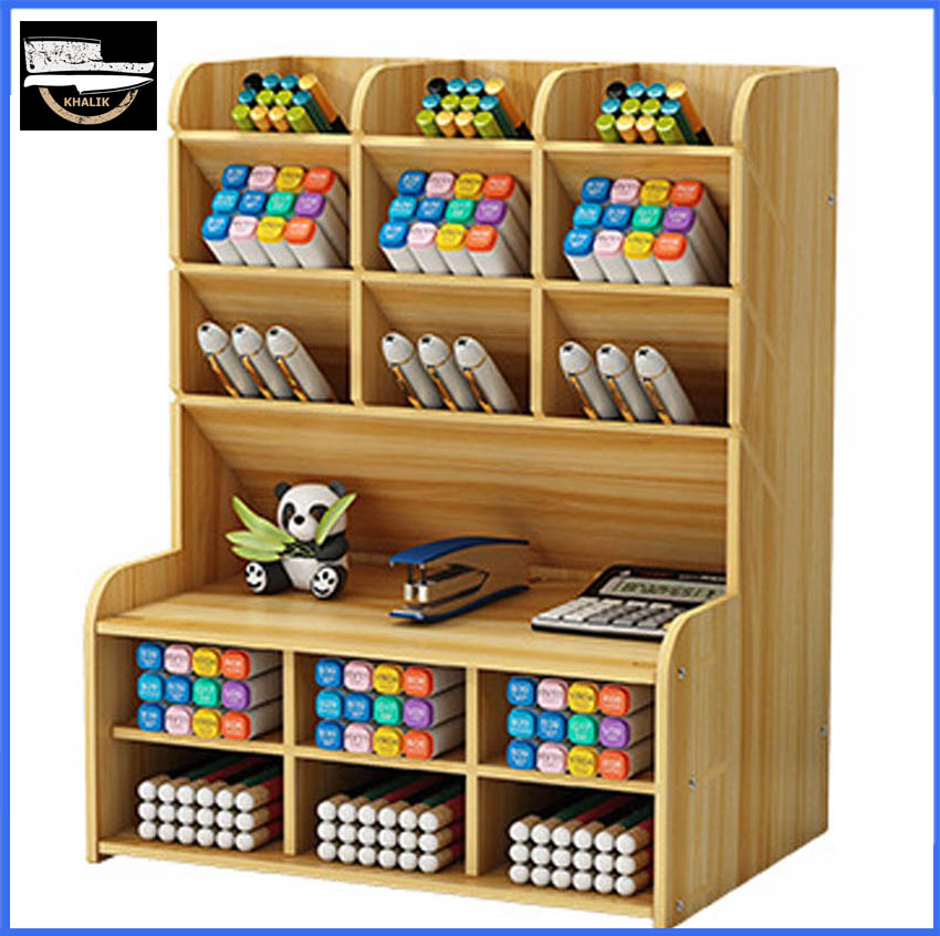 Tủ Kệ gỗ đựng bút văn phòng phẩm có ngăn kéo B15 để bàn siêu đẹp