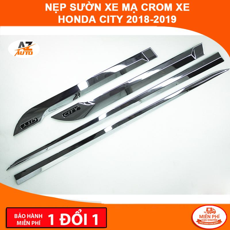 Nẹp sườn xe mạ crom xe honda city 2018-2021