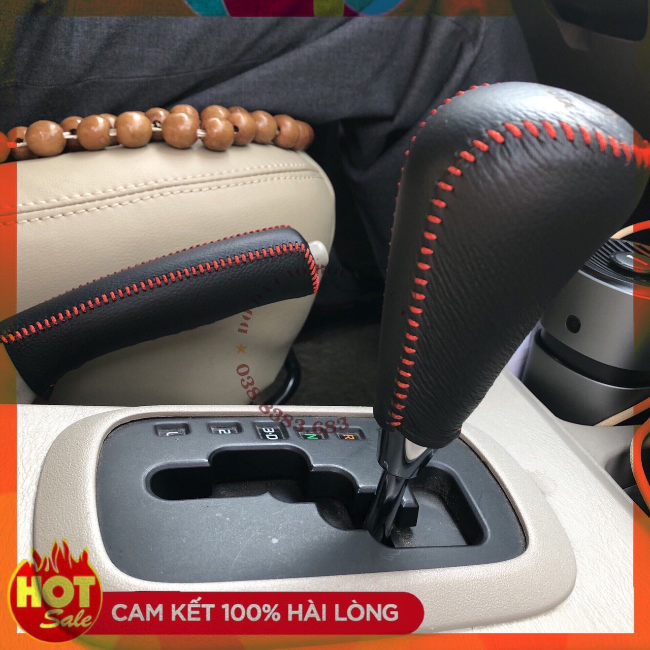 Bọc Cần Số, Tay Phanh Xe TOYOTA INNOVA, FORTUNER, RAV4, VENZA.... SỐ TỰ ĐỘNG (2008-2016) DA BÒ, NHIỀU MÀU SẮC