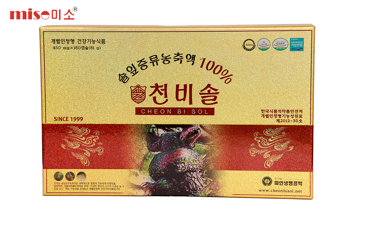 Tinh dầu thông đỏ cheon bi sol