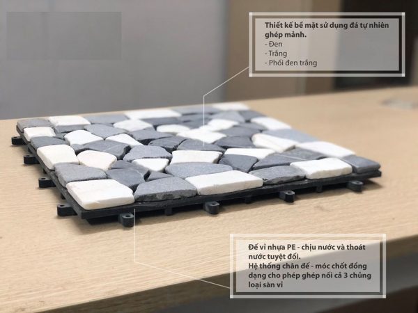 SÀN VỈ ĐÁ TỰ NHIÊN LÓT SÀN - COMBO 10 TẤM