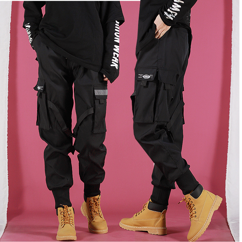 Quần Túi Hộp Nữ Có Khóa Kéo Phối Dây Cùng Màu Cá Tính Chất Thun BC Cao Cấp Chất Siêu Co Giãn Thời Trang SMARTLY GIRL JOGGER NAM 9000025V2