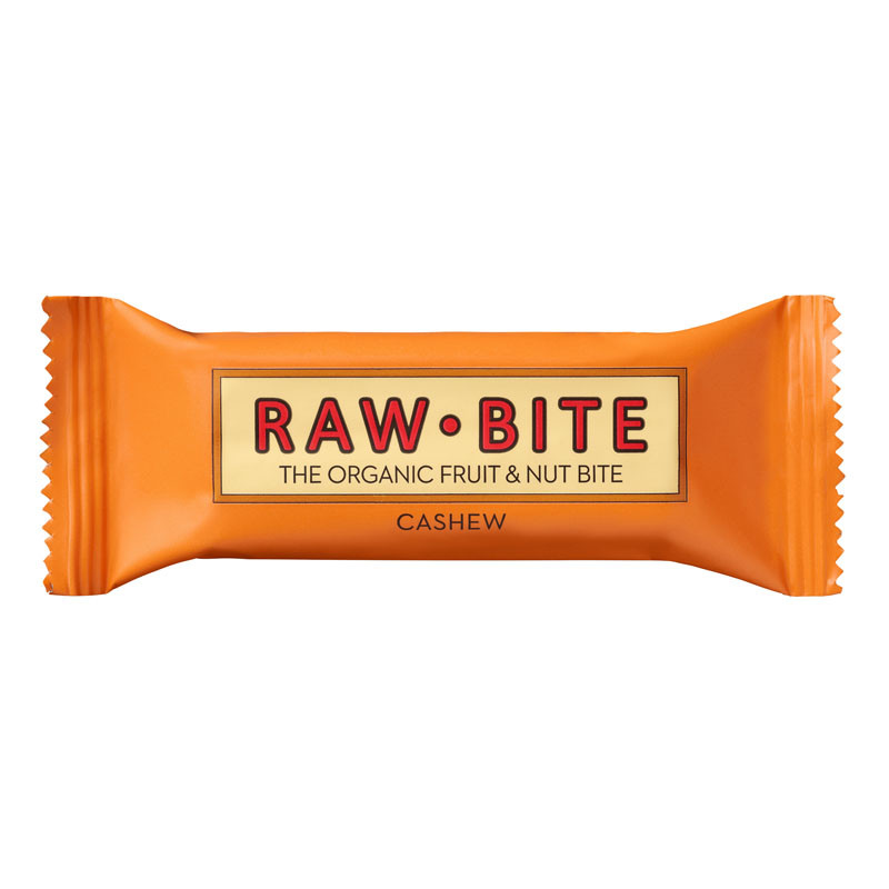 Thanh năng lượng, thanh dinh dưỡng hữu cơ rawbite - vị hạt điều