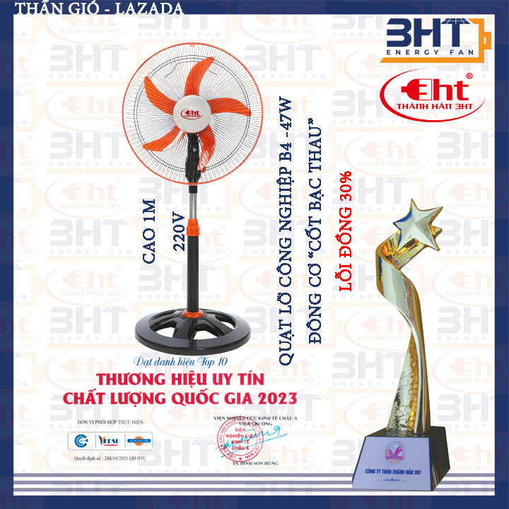 Quạt cây 3HT 5 cánh - Quạt điện - quạt bàn - Quạt đứng lỡ
