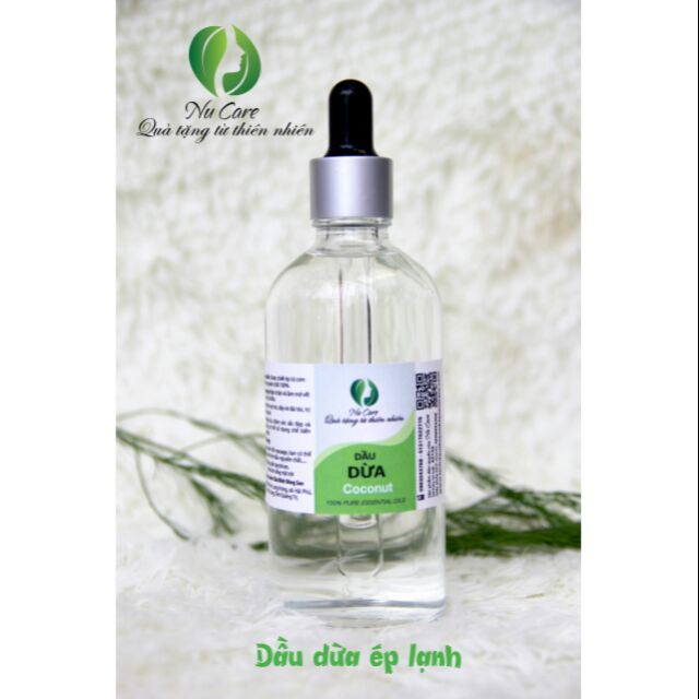 [HCM]Dầu Dừa Ép Lạnh - 100ML