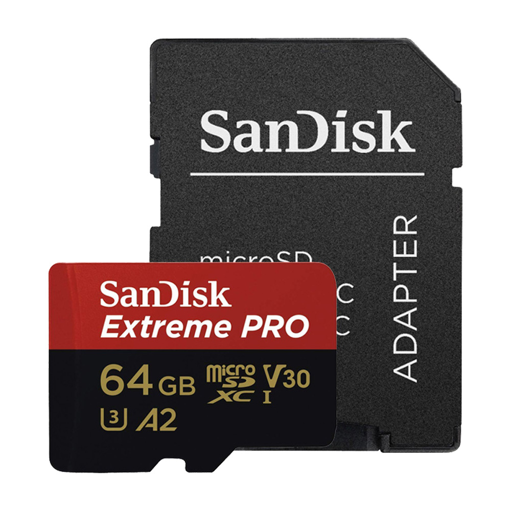 Thẻ nhớ microsdxc sandisk extreme pro v30 a2 170mb/s - 64gb