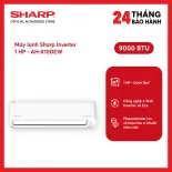 [FreeSHIP COD + công Lắp nội thành HN] Điều hòa Sharp Inverter 9000 BTU 1 chiều AH-X10DEW