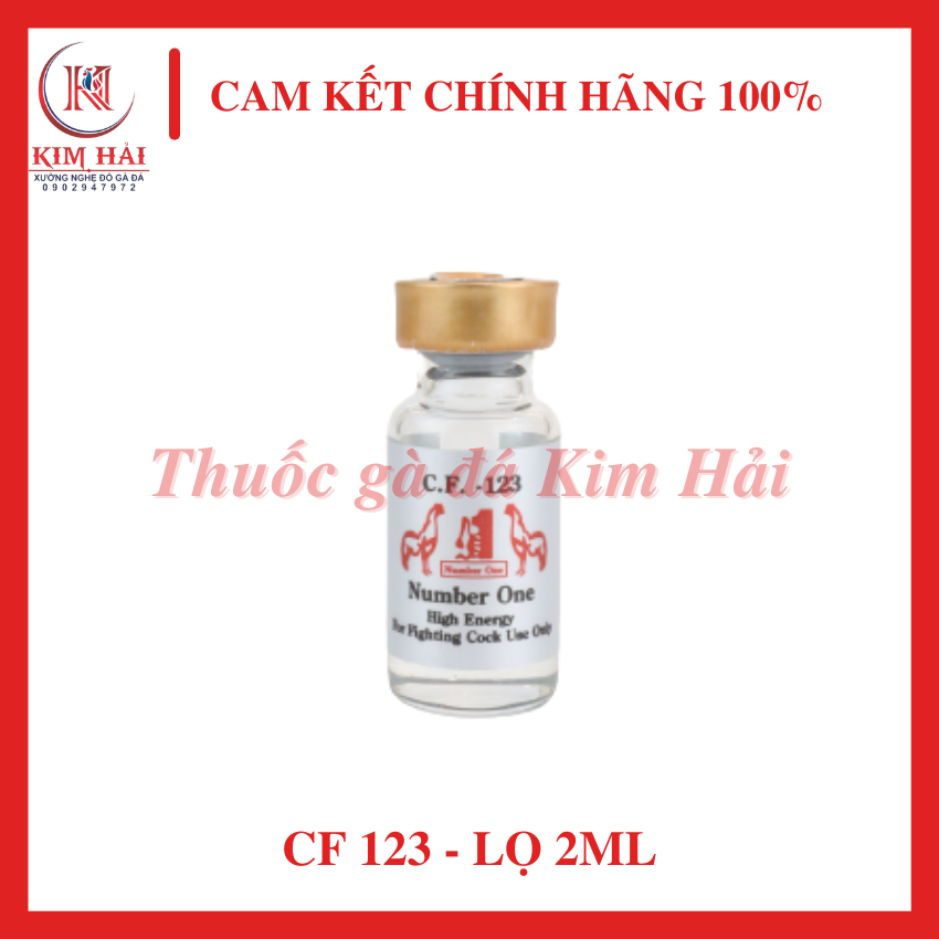 C.F 123--chích tang siêu hiệu quả dành cho gà cựa.