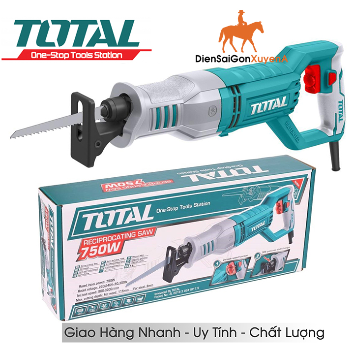 Total máy cưa kiếm cưa gỗ kim loại 750w total ts100806 - kèm theo 1 lưỡi cưa kim loại