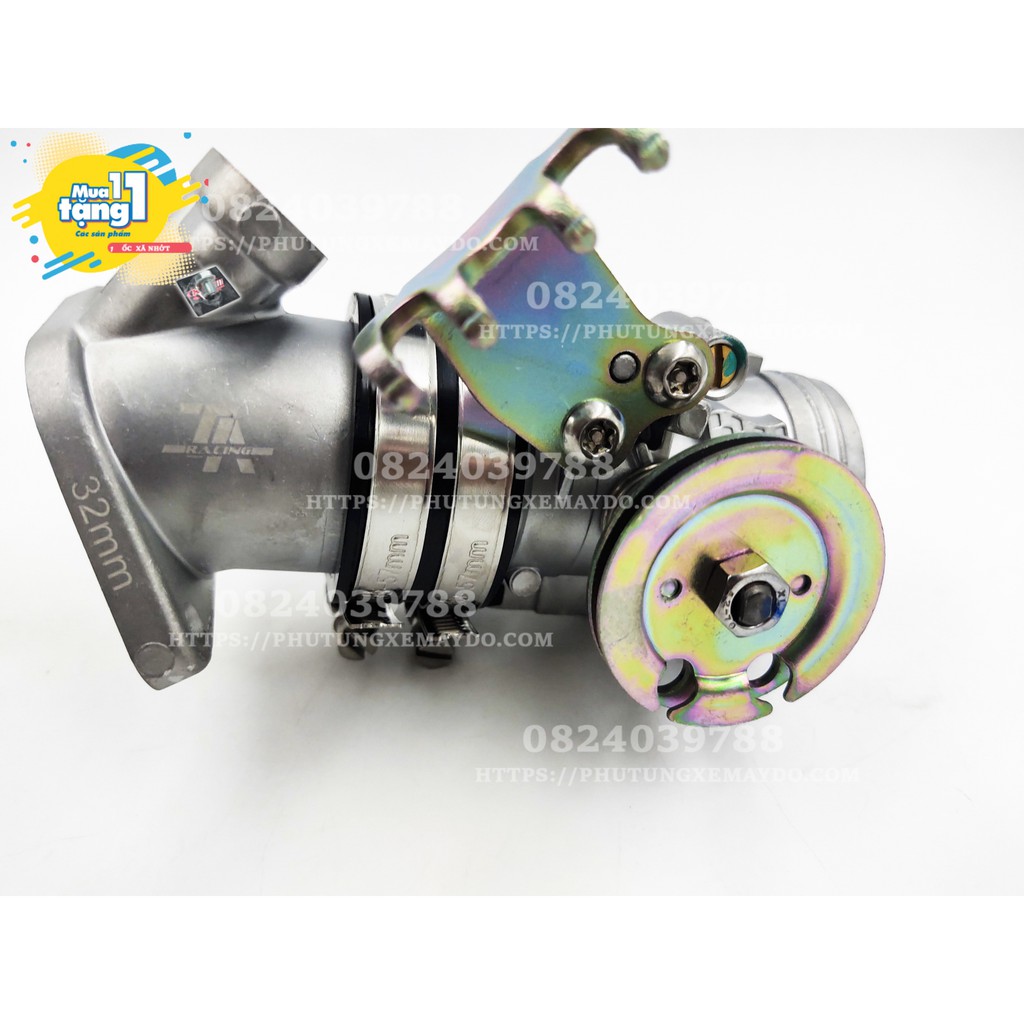 Họng xăng 32 exciter 150 độ