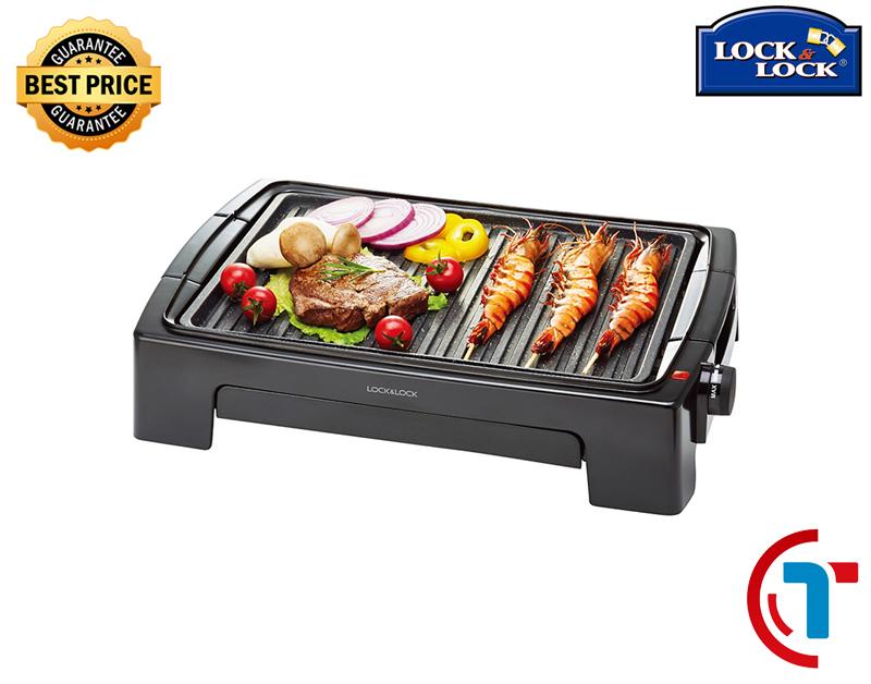 Bếp vỉ nướng điện Lock&Lock EJG221 - Thiết kế cao cấp - Khả năng nướng thực phẩm tốt (1300W)