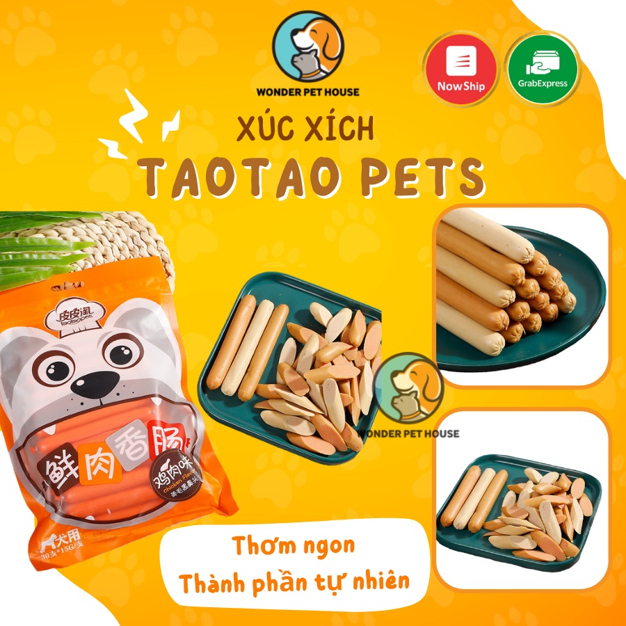 Xúc Xích Dinh Dưỡng Tao Tao Pets dành cho thú cưng thơm ngon