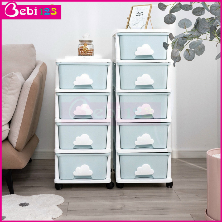 Kệ tủ hình mây & kệ gấu đựng đồ dùng bỉm sữa, quần áo, đồ chơi sang trọng cho bé và gia đình