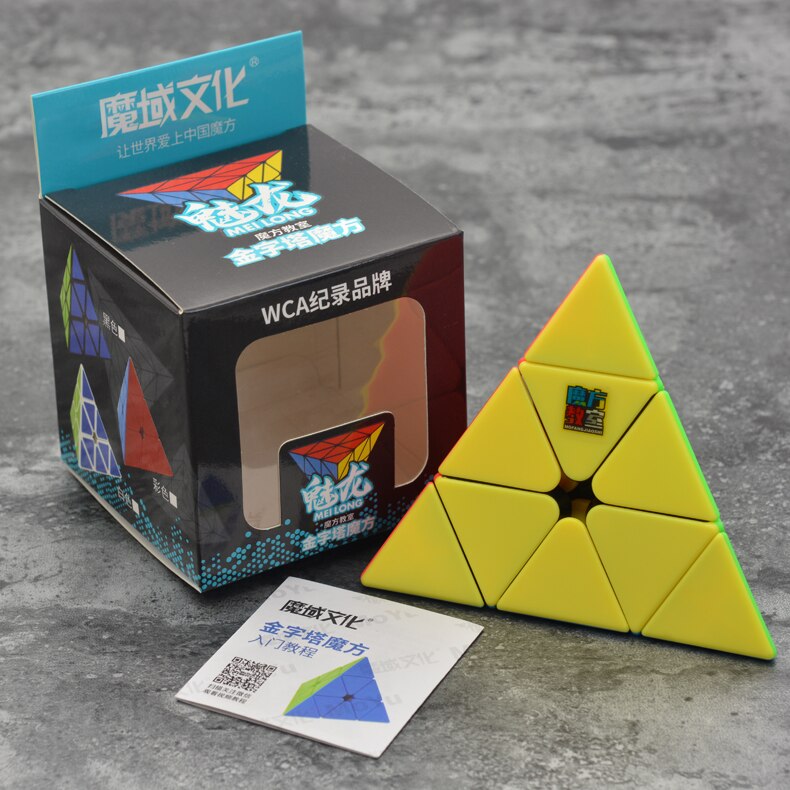 [HCM]Rubik Pyraminx Stickerless MoYu MeiLong MFJS Rubic Tam Giác Kim Tự Tháp Đồ Chơi Trí Tuệ