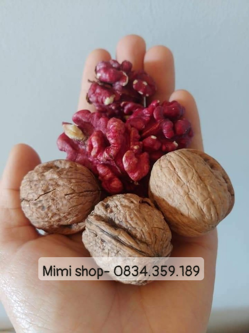 Nhân óc chó đỏ Mỹ 500g sống / sấy chín