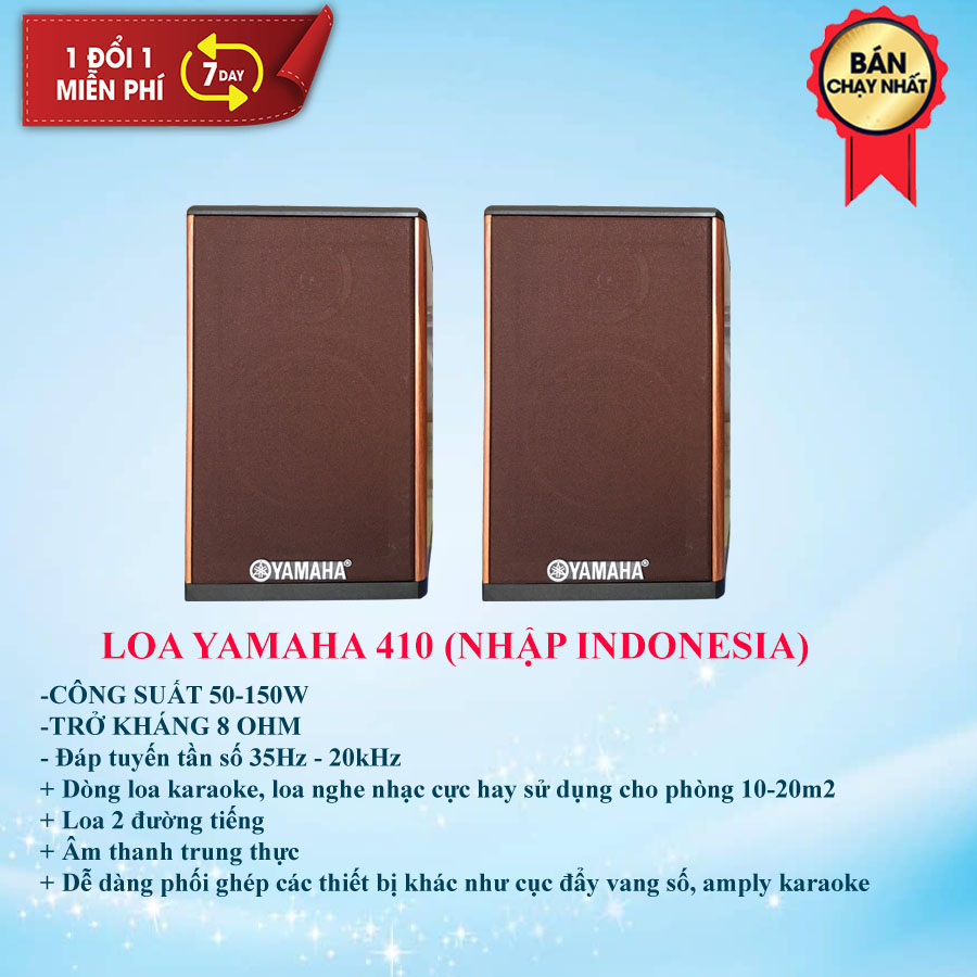 LOA YAMAHA 410  HÁT KARAOKE ĐƯỢC DÙNG CHO QUÁN CAFE VÀ PHÒNG TRÀ HÀNG INDO