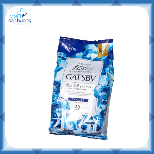 Khăn giấy Gatsby Ice Citrus Combo 10 gói