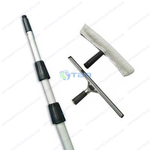 Bộ lau kính siêu bền cây nối dài cây nối dài 4.5m