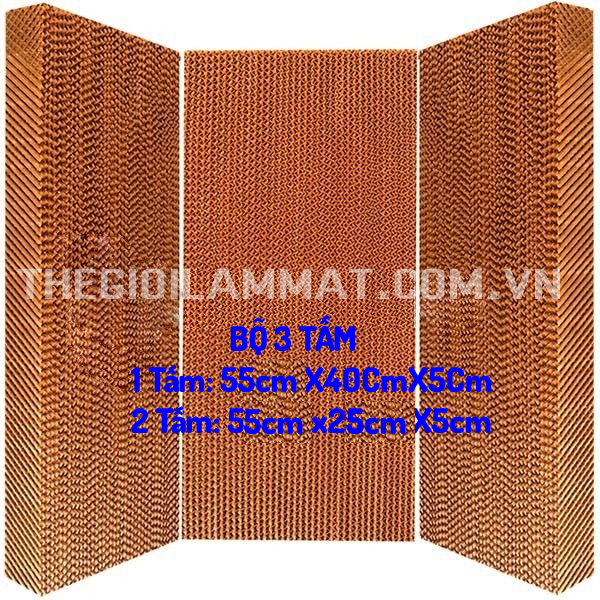Bộ 3 tấm làm mát cooling pad cho quạt hơi nước kt 55×40×5 và 55×25×5