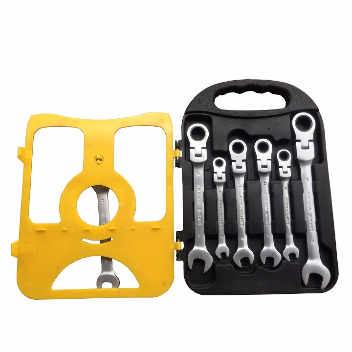 Cờ lê vòng miệng tự lắc - Bộ cle đa năng 8-19mm